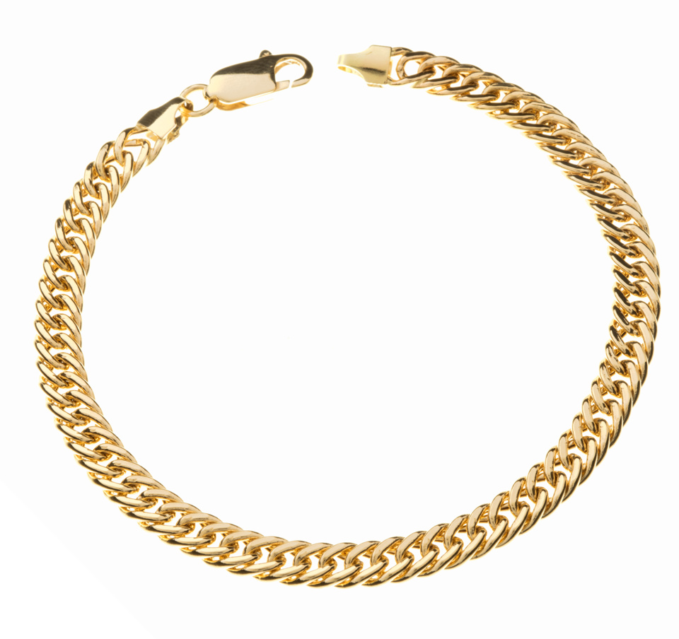 18K Gold Curb Link Bracelet